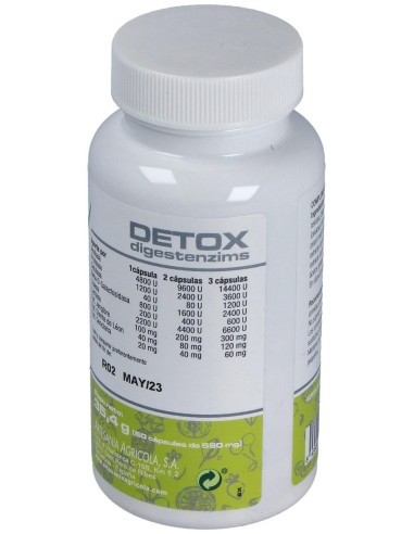 Digestenzims Detox Plant 60Cap de Artesania
