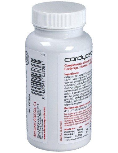Cordyceps Plantis 60Cap. de Artesania