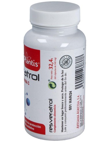 Resveratrol Plantis 60 Cap de Artesania