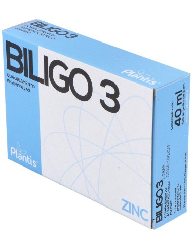 Biligo-3 Zn 20 Ampollas X 2 Ml de Artesania