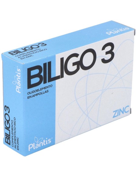 Biligo-3 Zn 20 Ampollas X 2 Ml de Artesania
