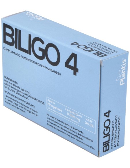 Biligo-4 Mn 20 Ampollas X 2 Ml de Artesania