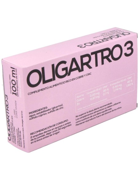Oligartro-3 Cu-Zn 20 Amp X 5Ml de Artesania