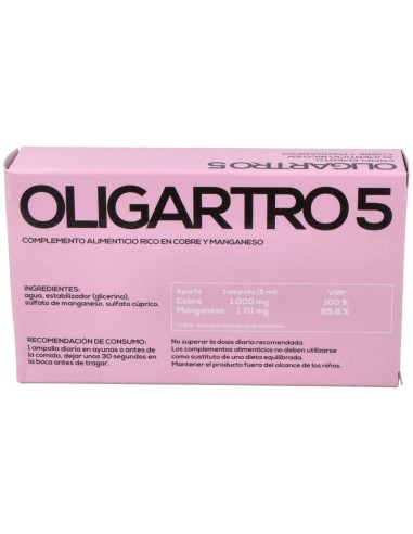 Oligartro 5 (Manganeso-Cobre) 20 Amp. de Artesania