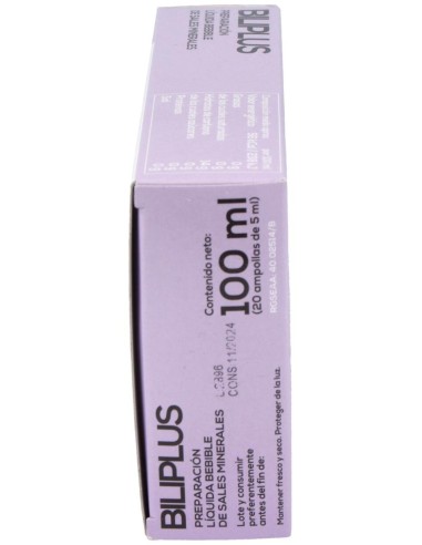 Biliplus 20 Ampollas X 5 Ml de Artesania