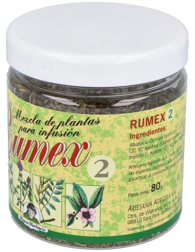 Rumex 2 (Digestivo) Bote 80Gr. de Artesania