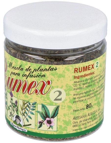 Rumex 2 (Digestivo) Bote 80Gr. de Artesania