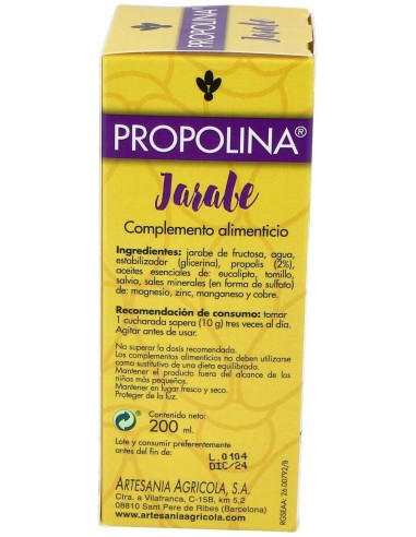 Propolina Jarabe 200 Ml de Artesania