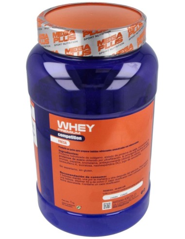 Whey Premium Competition Fresa 1Kg. de Mega Plus