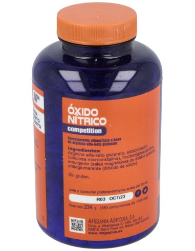 Oxido Nitrico Megaplus 180Comp. de Mega Plus