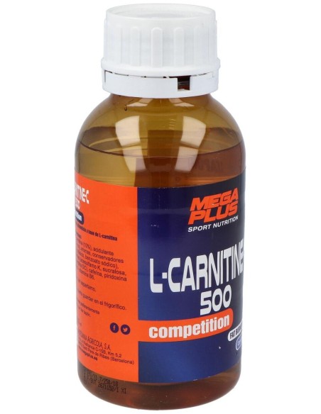 Carnitine Fat Burner Drink 500Ml. de Mega Plus