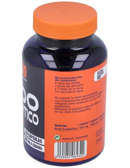 Acido D-Aspartico 120Comp. de Mega Plus