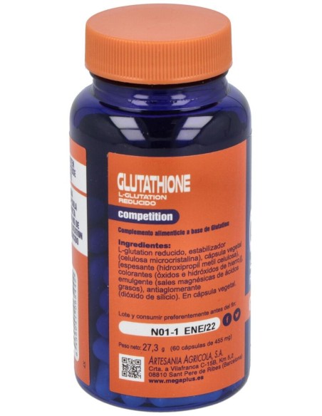 Glutathione 60Cap. Competition de Mega Plus