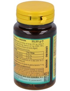 Borraja + Onagra 500Mg. 50Perlas de Nature Essential 2