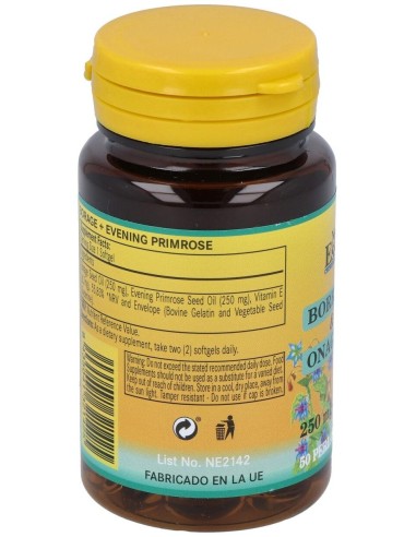 Borraja + Onagra 500Mg. 50Perlas de Nature Essential