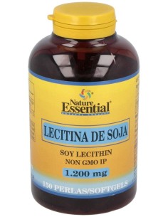 Lecitina De Soja 1200Mg. 150Perlas de Nature Essential 2
