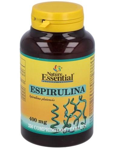 Espirulina 400Mg. 250Comp. de Nature Essential