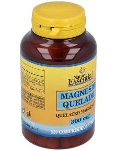 Magnesio Quelado 300Mg. 250Comp. de Nature Essential 2