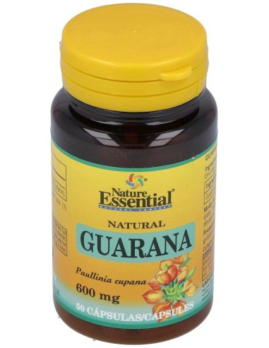 Guarana 600Mg. 50Cap. de Nature Essential