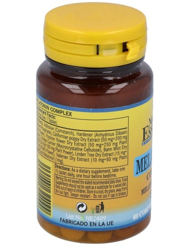 Melatonina Complex 1Mg. 60Comp. de Nature Essential
