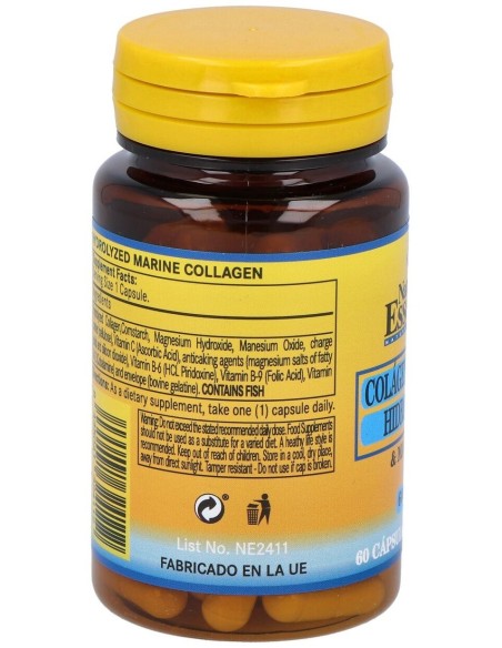 Colageno Marino Hidroliza+Magnesio 600Mg. 60Comp. de Nature Essential