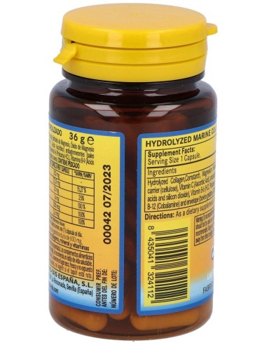 Colageno Marino Hidroliza+Magnesio 600Mg. 60Comp. de Nature Essential