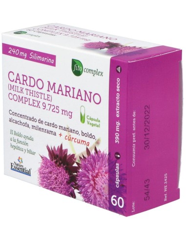 Cardo Mariano Complex 9725Mg. 60Cap. de Nature Essential