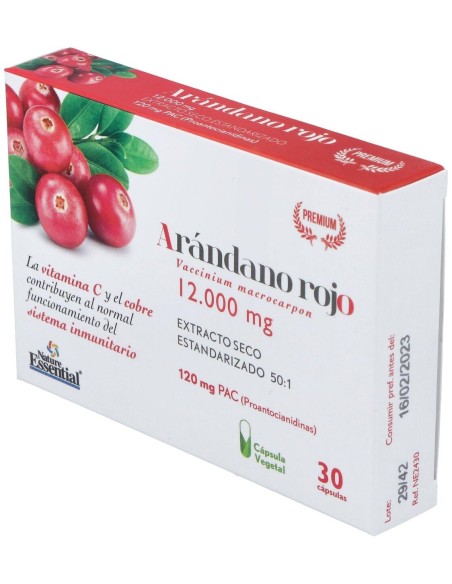 Arandano Rojo (Ext Seco 120 Proantocianidas) 30Cap de Nature Essential