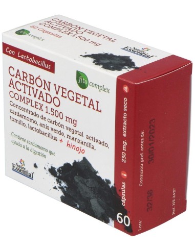 Carbon Vegetal Activo Complex 60Cap. de Nature Essential