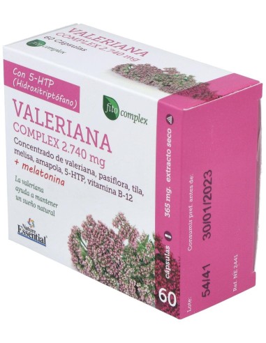 Valeriana Complex 2740 mg. 60 Capsulas de Nature Essential