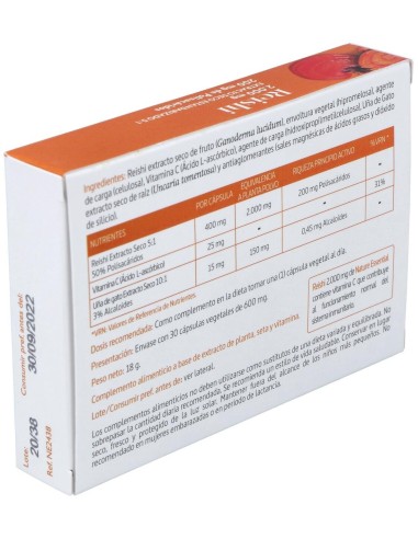 Reishi 2000Mg. 30Cap. de Nature Essential