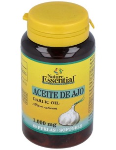 Garlic Oil (Ajo) 1000Mg. 60Perlas de Nature Essential 2