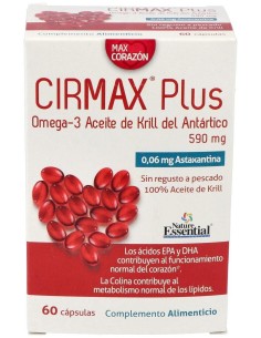 Cirmax (Krill Oil) 590Mg. 60Perlas de Nature Essential 2