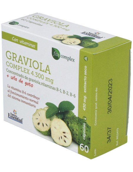 Graviola Complex 4300Mg. 60Cap. de Nature Essential
