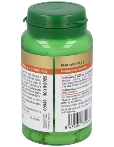 Vit. C+Rose Hips+Curcuma 60Comp. de Nature Essential