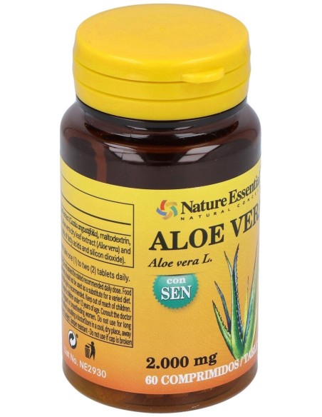 Aloe Vera 2000Mg. Con Sen 60Comp. de Nature Essential