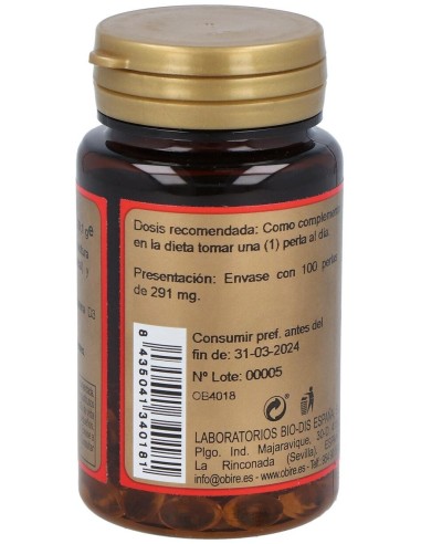 Vitamina D3 100Mcg. 100Perlas de Obire