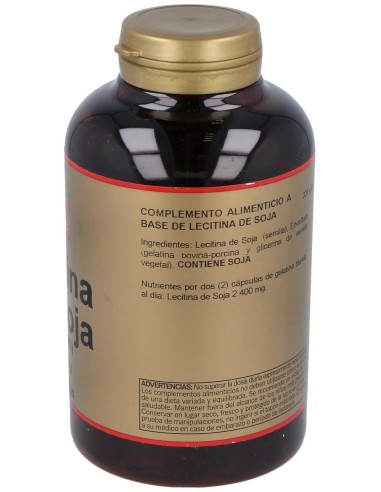 Lecitina De Soja Ip 1200Mg. 200Perlas de Obire