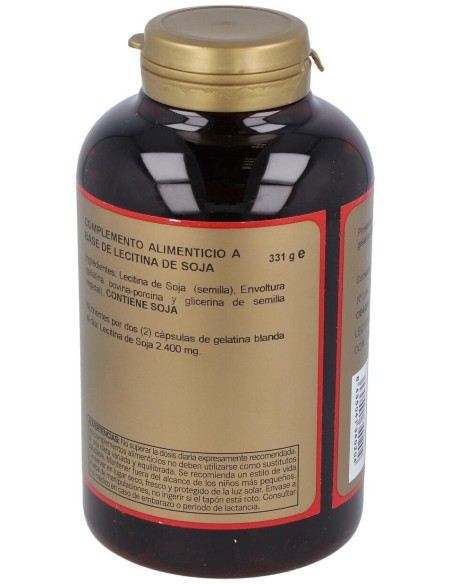 Lecitina De Soja Ip 1200Mg. 200Perlas de Obire