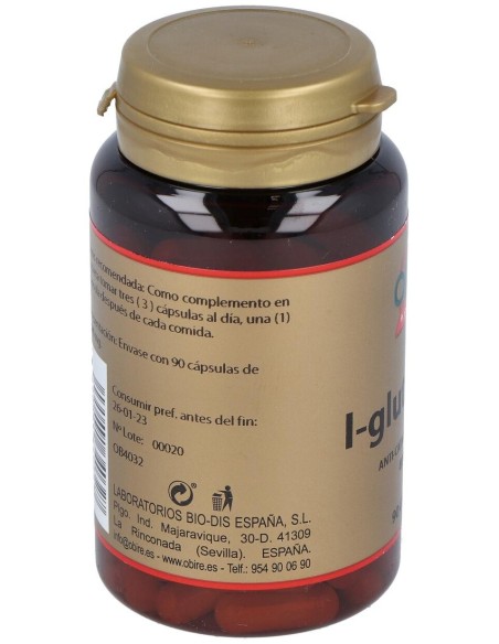 L-Glutamina 90Cap. de Obire