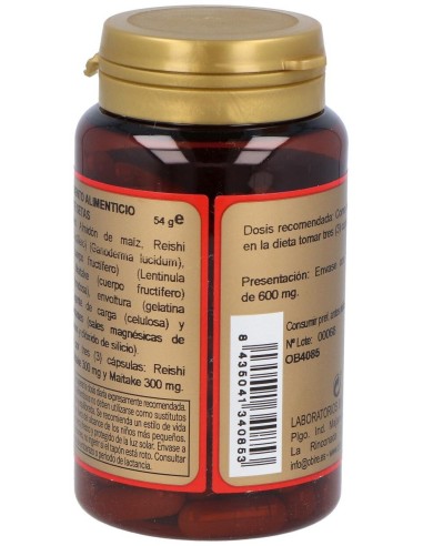 Reishi Shitake Maitake 90Cap. de Obire