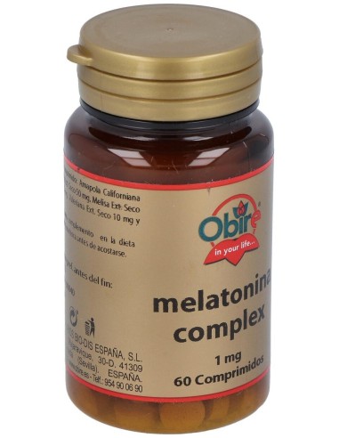Melatonina 1Mg.Complex 60Comp. de Obire