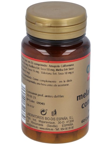 Melatonina 1Mg.Complex 60Comp. de Obire