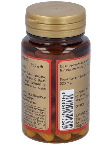 Acido Hialuronico 100Mg. 60Cap. de Obire