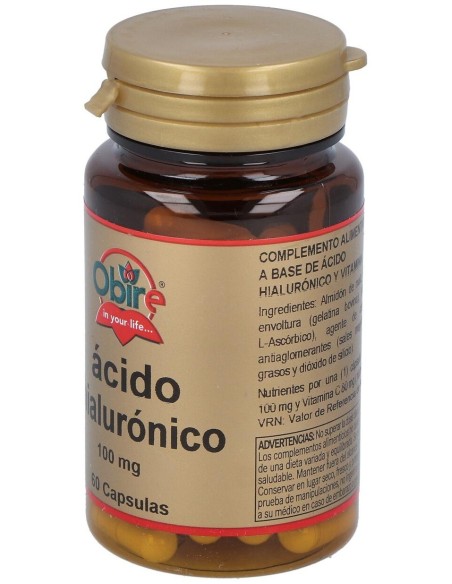 Acido Hialuronico 100Mg. 60Cap. de Obire