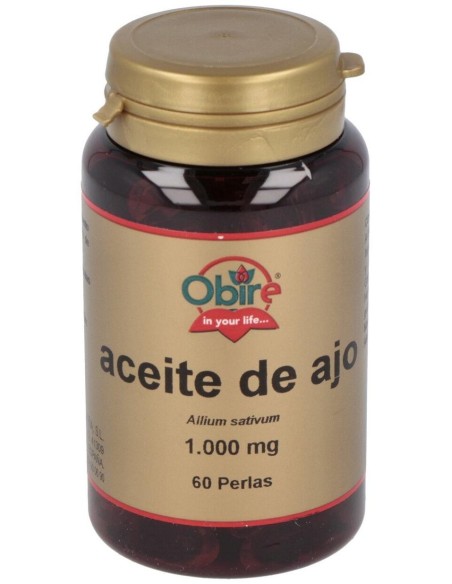 Garlic Oil (Ajo) 60Perlas de Obire