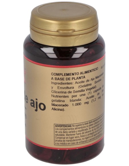 Garlic Oil (Ajo) 60Perlas de Obire