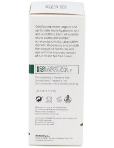Crema Facial Arbol Del Te Y Ac. Hialur. 50Ml. Bio de Mondeconatur 2