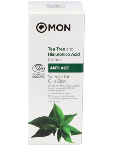 Crema Facial Arbol Del Te Y Ac. Hialur. 50Ml. Bio de Mondeconatur