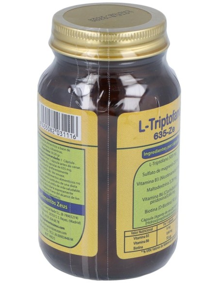L-Triptofano-Ze 60Cap. de Zeus